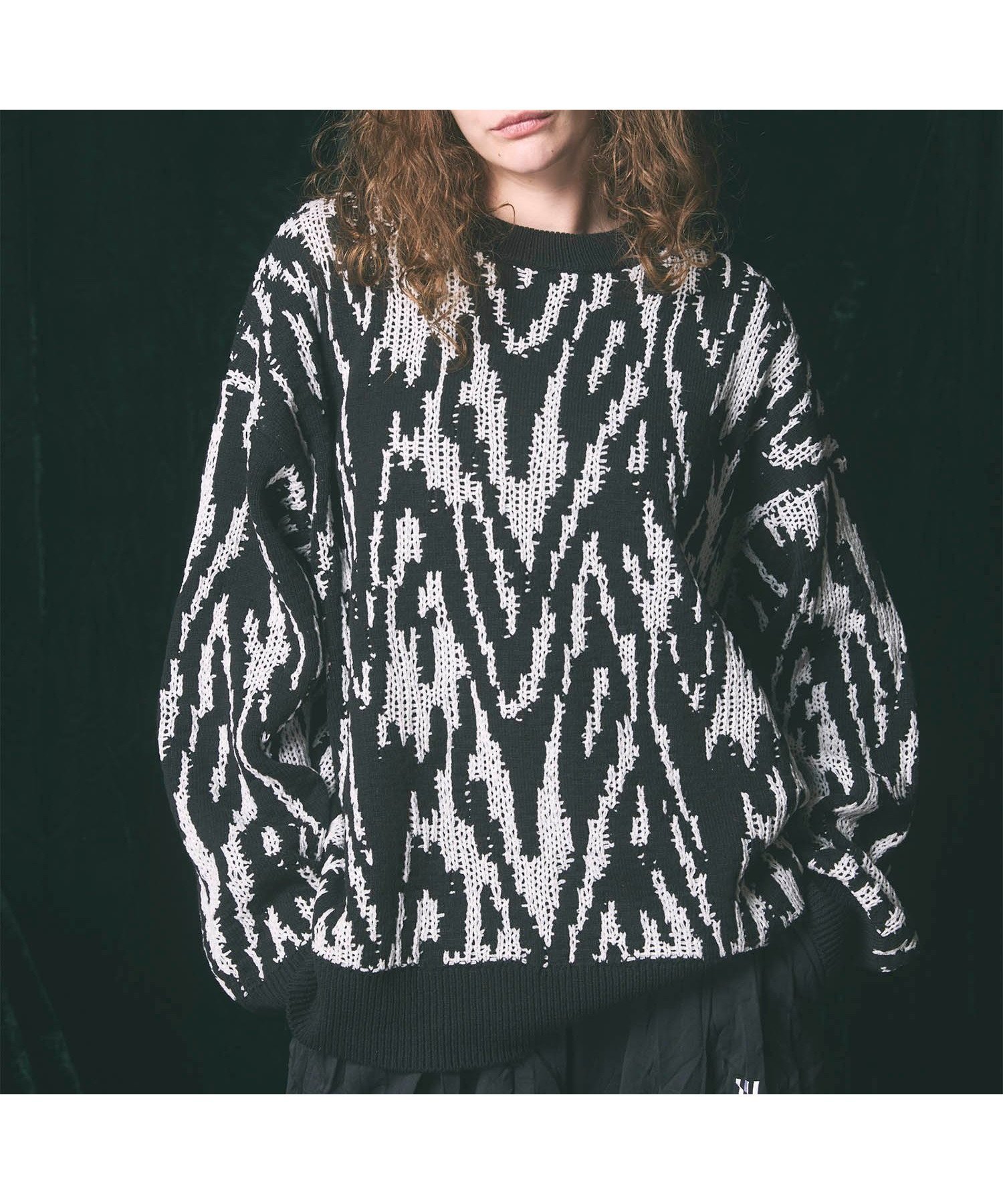 【メゾンスペシャル/MAISON SPECIAL】のPrime-Over Thunder Mesh Jacquard Crew Neck Knit Pullover インテリア・キッズ・メンズ・レディースファッション・服の通販 founy(ファニー) 　ファッション　Fashion　レディースファッション　WOMEN　トップス・カットソー　Tops/Tshirt　ニット　Knit Tops　プルオーバー　Pullover　アクリル　Acrylic　ショルダー　Shoulder　ドロップ　Drop　メッシュ　Mesh　エレガント 上品　Elegant　BLK|ID: prp329100004555116 ipo3291000000032194295