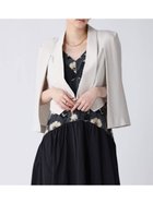 【ラシュッド/LASUD】のケープデザインショートジャケット ベージュ|ID: prp329100004555180 ipo3291000000032693421