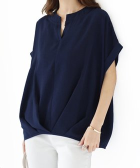【アミュレット/Amulet】の【Amulet】裾タックブラウス 人気、トレンドファッション・服の通販 founy(ファニー) ファッション Fashion レディースファッション Ladies' Fashion Online トップス・カットソー Tops/Tshirt シャツ/ブラウス Shirts/Blouses シンプル Simple スタイリッシュ Stylish フロント Front |ID:prp329100004555194