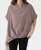 【アミュレット/Amulet】の【Amulet】裾タックブラウス 人気、トレンドファッション・服の通販 founy(ファニー) ファッション Fashion レディースファッション Ladies' Fashion Online トップス・カットソー Tops/Tshirt シャツ/ブラウス Shirts/Blouses シンプル Simple スタイリッシュ Stylish フロント Front thumbnail パープル|ID: prp329100004555194 ipo3291000000032610193