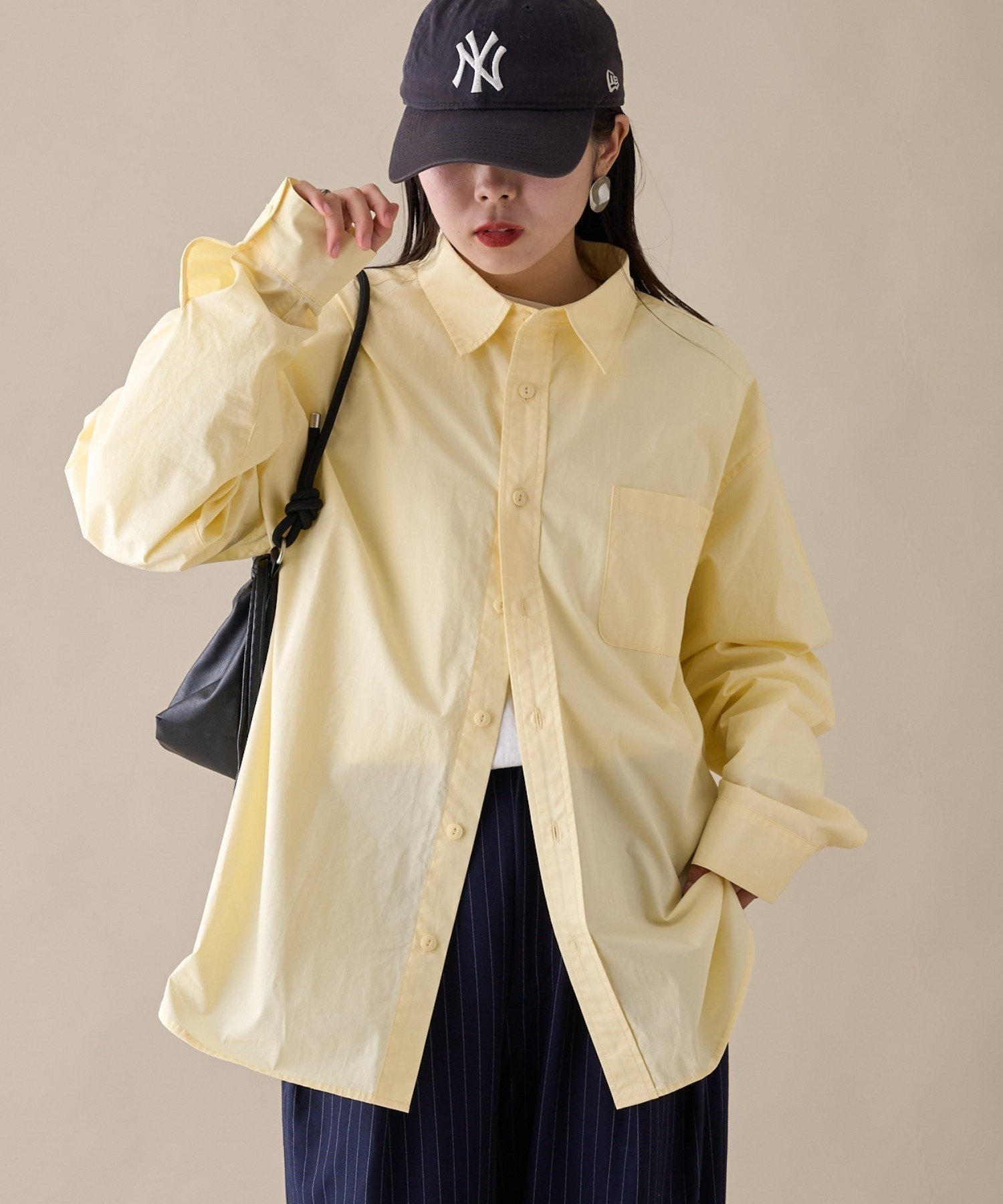【チャオパニックティピー/CIAOPANIC TYPY】の【ユニセックス】ビックシルエットワッシャーコットンブロードシャツ インテリア・キッズ・メンズ・レディースファッション・服の通販 founy(ファニー) 　ファッション　Fashion　レディースファッション　WOMEN　トップス・カットソー　Tops/Tshirt　シャツ/ブラウス　Shirts/Blouses　インナー　Inner　春　Spring　クラシカル　Classical　ショーツ　Shorts　ジャケット　Jacket　スウェット　Sweat　スラックス　Slacks　デニム　Denim　トレンド　Trend　フォルム　Form　ブルゾン　Blouson　ワイド　Wide　おすすめ　Recommend　エレガント 上品　Elegant　イエロー|ID: prp329100004555202 ipo3291000000032194778