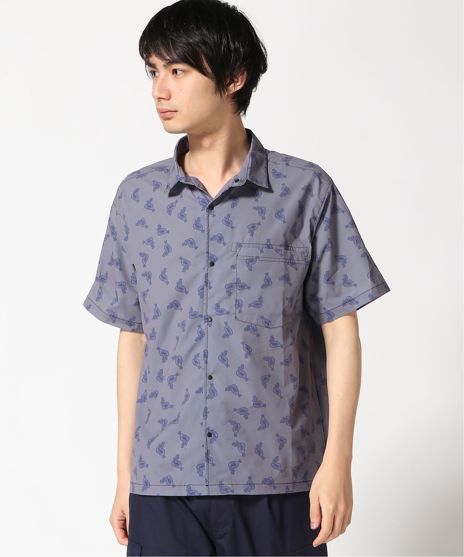 【ジムマスター/gym master / MEN】のgym master/UL-GRIDハッピーペイントS/Sシャツ インテリア・キッズ・メンズ・レディースファッション・服の通販 founy(ファニー) 　ファッション　Fashion　メンズファッション　Men's Style Online　タンク　Tank　ドレープ　Drape　夏　Summer　S/S・春夏　Ss・Spring/Summer　ミジンコ柄|ID: prp329100004555208 ipo3291000000032673541