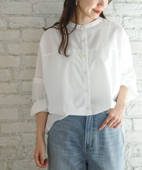 【サニーレーベル/Sonny Label / URBAN RESEARCH】の『WEB限定』フロントタックバンドカラーシャツ 人気、トレンドファッション・服の通販 founy(ファニー) ファッション Fashion レディースファッション WOMEN トップス・カットソー Tops/Tshirt シャツ/ブラウス Shirts/Blouses 2025年 2025 冬 Winter おすすめ Recommend バランス Balance ワイド Wide A/W・秋冬 Aw・Autumn/Winter・Fw・Fall-Winter |ID:prp329100004555211