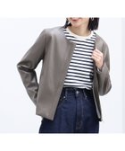 【その他のブランド/Other】のノーカラー フェイクレザー ブルゾン MOCHA|ID: prp329100004555221 ipo3291000000032194912
