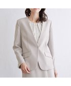 【イッカ/ikka】の【洗濯機で洗える/セットアップ対応】ウォッシャブルVネックジャケット 人気、トレンドファッション・服の通販 founy(ファニー) ファッション Fashion レディースファッション Ladies' Fashion Online アウター Coat Outerwear ジャケット Jackets インナー Inner ウォッシャブル Washable 洗える Washable シンプル Simple ジャケット Jacket ストレッチ Stretch セットアップ Set Up バランス Balance プリーツ Pleats ベーシック Basic レース Race おすすめ Recommend セレモニー Ceremony ビジネス 仕事 通勤 Business thumbnail ライトグレー|ID: prp329100004555228 ipo3291000000032610852