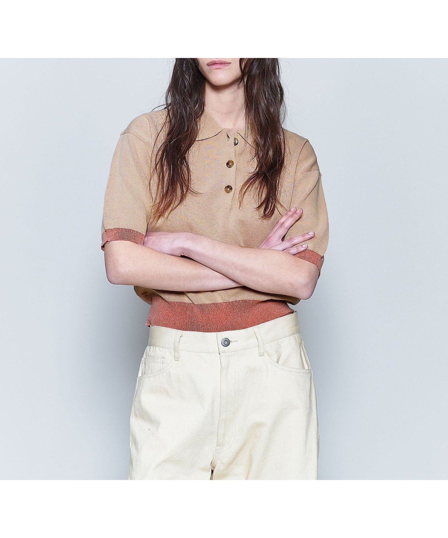 【ビューティ&ユース ユナイテッドアローズ/BEAUTY&YOUTH / UNITED ARROWS】の6(ROKU) カラーポイント ポロニット 人気、トレンドファッション・服の通販 founy(ファニー) 　ファッション　Fashion　レディースファッション　WOMEN　トップス・カットソー　Tops/Tshirt　ニット　Knit Tops　ショルダー　Shoulder　ドロップ　Drop　フェミニン　Feminine　マニッシュ　Mannish　 other-1|ID: prp329100004555284 ipo3291000000032195232