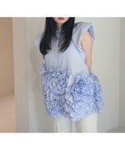 【エイミーイストワール/eimy istoire】のフラワーモチーフブラウス 人気、トレンドファッション・服の通販 founy(ファニー) ファッション Fashion レディースファッション Ladies' Fashion Online トップス・カットソー Tops/Tshirt シャツ/ブラウス Shirts/Blouses 花柄・フラワープリント・モチーフ Flower Patterns ギンガム Gingham シンプル Simple チェック Check ノースリーブ No Sleeve フェミニン Feminine フラワー Flower フリル Frills ボトム Bottom モチーフ Motif おすすめ Recommend 夏 Summer thumbnail STRIPE|ID: prp329100004555297 ipo3291000000032646222