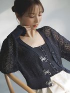 【スナイデル/SNIDEL】のビジューホックニットビスチェ NVY[089]|ID:prp329100004555321