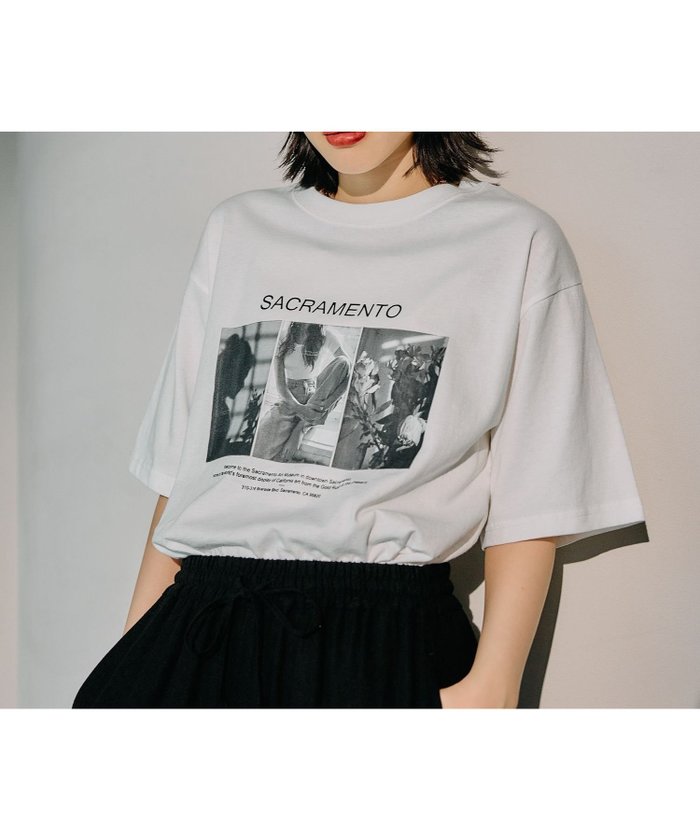【レプシィム ローリーズファーム/LEPSIM LOWRYS FARM】のモノクロロゴカラーT インテリア・キッズ・メンズ・レディースファッション・服の通販 founy(ファニー) https://founy.com/ ファッション Fashion レディースファッション Ladies' Fashion Online おすすめ Recommend トレンド Trend プリント Print ルーズ Loose ヴィンテージ Vintage |ID: prp329100004555327 ipo3291000000032593922