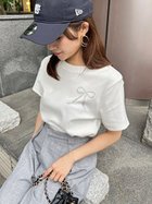 【スナイデル/SNIDEL】のORGANICSラインストーンTシャツ WHT[001]|ID:prp329100004555346