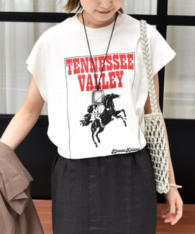 【シップス フォー ウィメン/SHIPS】の【SHIPS別注】TENNESSEE フレンチ スリーブ プルオーバー 人気、トレンドファッション・服の通販 founy(ファニー) ファッション Fashion レディースファッション Fashion for Women トップス・カットソー Cut & Sew Tops カジュアルプルオーバー・ニットトップス Pullovers & Knit Tops / Casual Pullovers イエロー Yellow 春 Spring カットソー Cut and Sewn Top スリーブ Sleeve, Long Sleeve / Short Sleeve なめらか Smooth, Silky Texture フレンチ French, French Style プリント Print, Printed Pattern ベーシック Basic, Essential 別注 Limited Edition, Custom Order ラバー Rubber, Rubber Sole ワーク Workwear, Utility Style S/S・春夏 SS, Spring/Summer, Warm Season 夏 Summer |ID:prp329100004555354