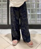 【ジャーナルスタンダード/JOURNAL STANDARD】のハンドタッチフラワープリントパンツ ネイビー|ID: prp329100004555378 ipo3291000000032658021