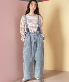 【ニコアンド/niko and】のNKJ 2025SS SUSPENDER DENIM ライトインディゴフラワー85|ID: prp329100004555389 ipo3291000000032711364