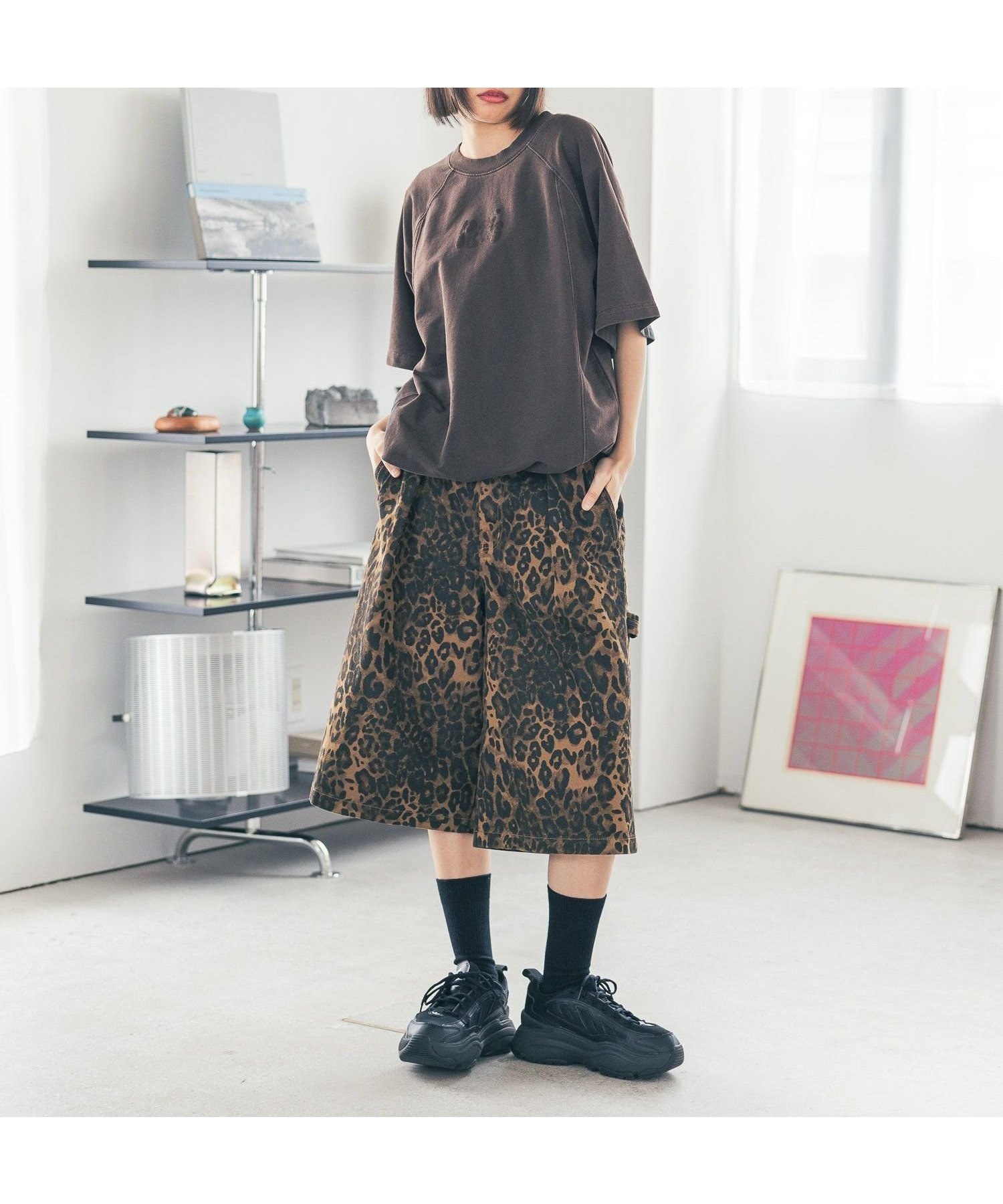 【ページボーイ/PAGEBOY】の【PBLIM】アソートハーフパンツ インテリア・キッズ・メンズ・レディースファッション・服の通販 founy(ファニー) 　ファッション　Fashion　レディースファッション　Ladies' Fashion Online　パンツ　Pants　ハーフ / ショートパンツ　Short Pants　おすすめ　Recommend　アウトドア　Outdoor　キャップ　Cap　スウェット　Sweat　ソックス　Socks　デニム　Denim　トレンド　Trend　ハーフ　Half　ルーズ　Loose　レオパード　Leopard　ワイド　Wide　ヴィンテージ　Vintage　今季　This Season　レオパード53|ID: prp329100004555449 ipo3291000000032665512