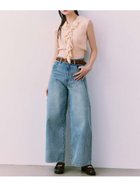 【リリーブラウン/Lily Brown】の【WEB限定00サイズ】サイドラインワイドデニムパンツ 人気、トレンドファッション・服の通販 founy(ファニー) ファッション Fashion レディースファッション WOMEN パンツ Pants デニムパンツ Denim Pants コンパクト Compact チュニック Tunic デニム Denim バランス Balance フィット Fit ポケット Pocket ワイド Wide 今季 This Season thumbnail BLU[086]|ID: prp329100004555766 ipo3291000000032259758