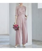 【ドレス/DRESS+】のレースブラウス ジャンプスーツ セットアップ パンツドレス パーティードレス ピンク|ID: prp329100004555770 ipo3291000000032198851