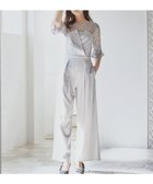 【ドレス/DRESS+】のレースブラウス ジャンプスーツ セットアップ パンツドレス パーティードレス 人気、トレンドファッション・服の通販 founy(ファニー) ファッション Fashion レディースファッション Fashion for Women セットアップ Matching Sets レディースパンツ・ボトムス Pants & Trousers / Bottoms スーツ Suit, Formalwear セットアップ Set-Up, Coordinated Outfit ドレス Dress, One-Piece レース Lace, Lace Fabric thumbnail グレー|ID: prp329100004555770 ipo3291000000033223276