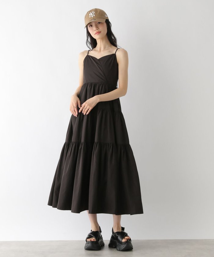 【ヘザー/Heather】のナイロンティアードキャミワンピース インテリア・キッズ・メンズ・レディースファッション・服の通販 founy(ファニー) https://founy.com/ ファッション Fashion レディースファッション WOMEN ワンピース Dress キャミワンピース No Sleeve Dresses キャップ Cap スニーカー Sneakers ダウン Down ドローコード Draw Cord フェミニン Feminine 夏 Summer |ID: prp329100004555777 ipo3291000000032198960