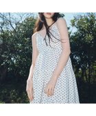 【ヘザー/Heather】のナイロンティアードキャミワンピース ドット|ID: prp329100004555777 ipo3291000000032198966