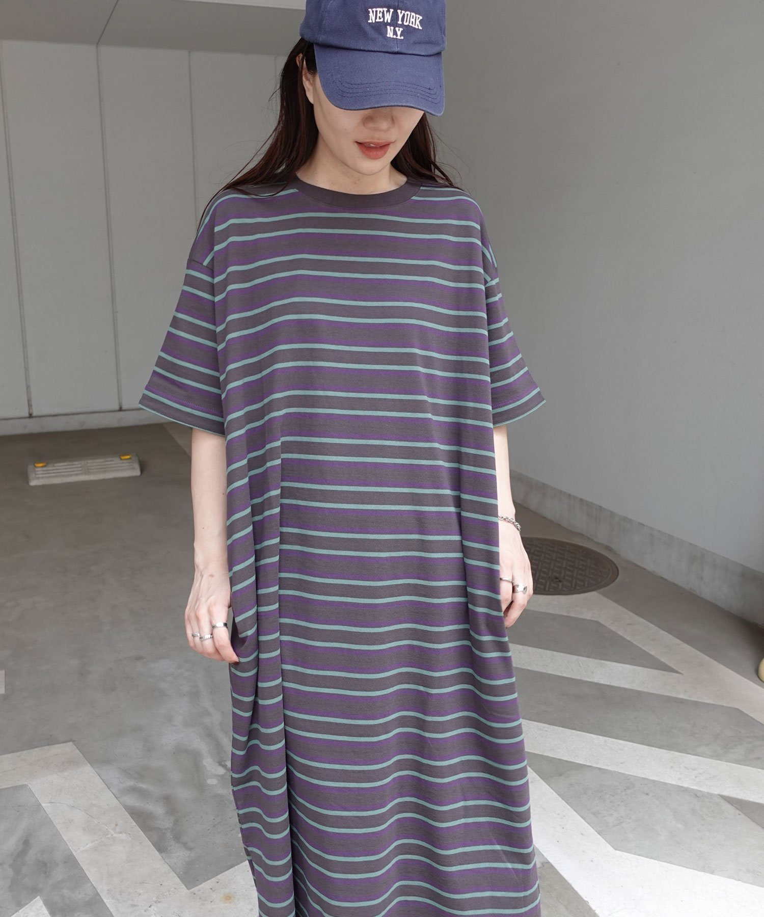 【コーナーズ/CORNERS】のUSAコットンビッグシルエットTシャツワンピース 人気、トレンドファッション・服の通販 founy(ファニー) 　ファッション　Fashion　レディースファッション　WOMEN　ワンピース　Dress　シャツワンピース　Shirt Dresses　 other-1|ID: prp329100004555795 ipo3291000000032519639