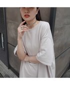 【コーナーズ/CORNERS】のUSAコットンビッグシルエットTシャツワンピース 人気、トレンドファッション・服の通販 founy(ファニー) ファッション Fashion レディースファッション WOMEN ワンピース Dress シャツワンピース Shirt Dresses thumbnail グレージュ|ID: prp329100004555795 ipo3291000000032519650