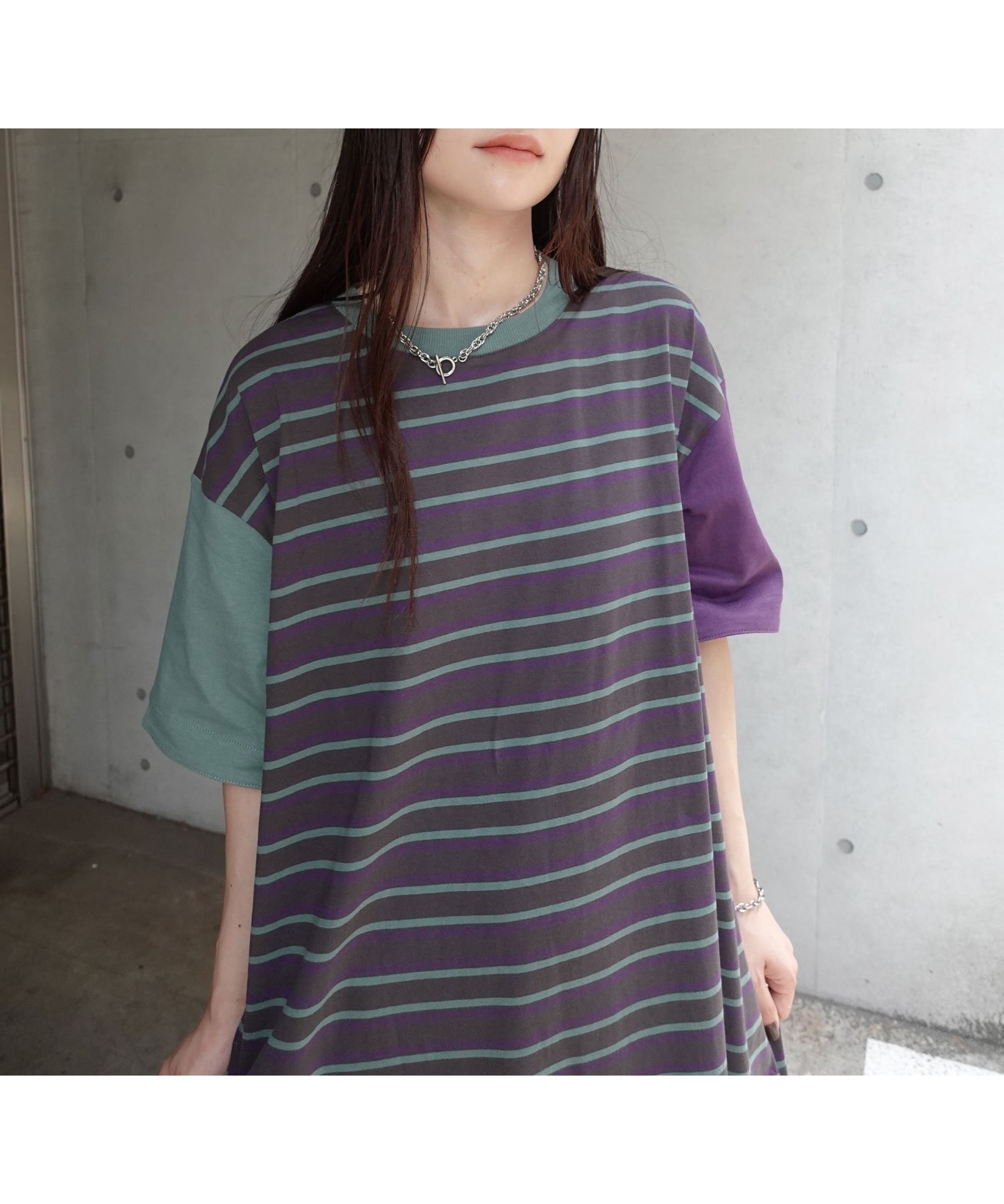 【コーナーズ/CORNERS】のUSAコットンビッグシルエットTシャツワンピース インテリア・キッズ・メンズ・レディースファッション・服の通販 founy(ファニー) 　ファッション　Fashion　レディースファッション　WOMEN　ワンピース　Dress　シャツワンピース　Shirt Dresses　マルチ|ID: prp329100004555795 ipo3291000000032519651