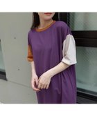 【コーナーズ/CORNERS】のUSAコットンビッグシルエットTシャツワンピース 人気、トレンドファッション・服の通販 founy(ファニー) ファッション Fashion レディースファッション WOMEN ワンピース Dress シャツワンピース Shirt Dresses thumbnail パープル系その他|ID: prp329100004555795 ipo3291000000032519657