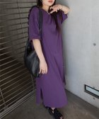 【コーナーズ/CORNERS】のUSAコットンビッグシルエットTシャツワンピース 人気、トレンドファッション・服の通販 founy(ファニー) ファッション Fashion レディースファッション WOMEN ワンピース Dress シャツワンピース Shirt Dresses thumbnail パープル|ID: prp329100004555795 ipo3291000000032519659