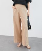 【ルクールブラン/le.coeur blanc】の《夏に向けた快適な1枚》麻ワイドクロップドパンツ ベージュ|ID: prp329100004555806 ipo3291000000032715437