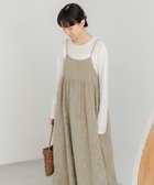 【アーバンリサーチ ドアーズ/URBAN RESEARCH DOORS】のメッシュジャガードキャミワンピース KHAKI|ID: prp329100004555838 ipo3291000000032605059