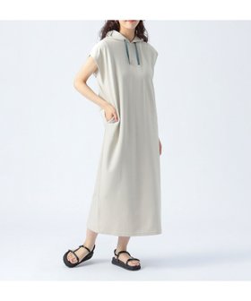 【ビームス ハート/BEAMS HEART】のフーディーカット ワンピース 人気、トレンドファッション・服の通販 founy(ファニー) ファッション Fashion レディースファッション WOMEN ワンピース Dress おすすめ Recommend カットソー Cut And Sew スタイリッシュ Stylish ストレート Straight スリット Slit ポケット Pocket エレガント 上品 Elegant |ID:prp329100004555844