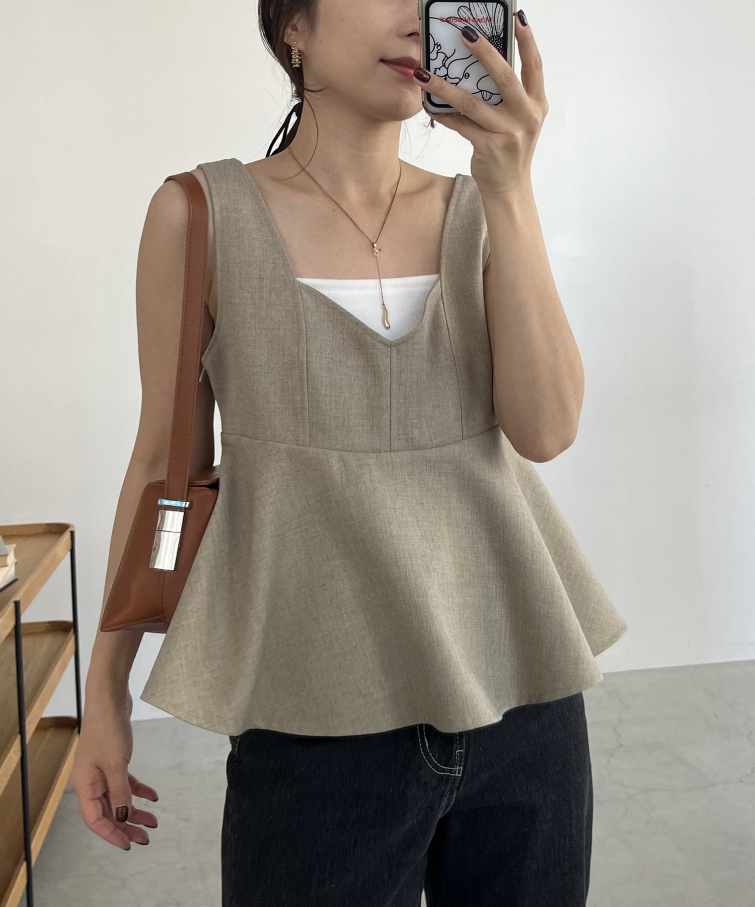 【カプリシューレマージュ/CAPRICIEUX LEMAGE】の【C.L】【セットアップ対応】ペプラムトップス 人気、トレンドファッション・服の通販 founy(ファニー) 　ファッション　Fashion　レディースファッション　Ladies' Fashion Online　トップス・カットソー　Tops/Tshirt　セットアップ　Setup　トップス　Tops　インナー　Inner　キャミ　Cami　切替　Switching　シアー　Sheer　ジャケット　Jacket　セットアップ　Set Up　タンク　Tank　フレア　Flare　ペプラム　Peplum　レース　Race　おすすめ　Recommend　夏　Summer　セレモニー　Ceremony　 other-1|ID: prp329100004555872 ipo3291000000032660596