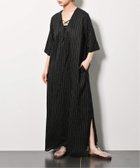 【シティーショップ/CITYSHOP】のLACE UP LINEN DRESS ワンピース ブラック|ID: prp329100004555900 ipo3291000000032721800