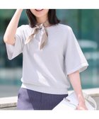 【インディヴィ/INDIVI】の新色登場!【上品ラメ素材】フレアスリーブニット ライトグレー|ID: prp329100004555996 ipo3291000000032691966