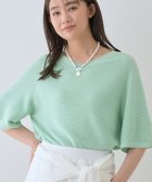 【インディヴィ/INDIVI】の新色登場!【上品ラメ素材】フレアスリーブニット ミントグリーン|ID: prp329100004555996 ipo3291000000032691969
