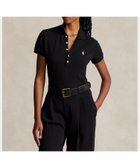 【ラルフローレン/RALPH LAUREN】のスリム フィット ストレッチ ポロシャツ 001ブラック|ID: prp329100004556007 ipo3291000000032302688