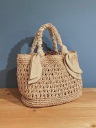 【その他のブランド/Other】のカシュカシュ cachecache / 下がりリボン柄編みトート BE|ID: prp329100004556018 ipo3291000000033041733