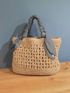 【その他のブランド/Other】のカシュカシュ cachecache / 下がりリボン柄編みトート GY|ID: prp329100004556018 ipo3291000000033041735