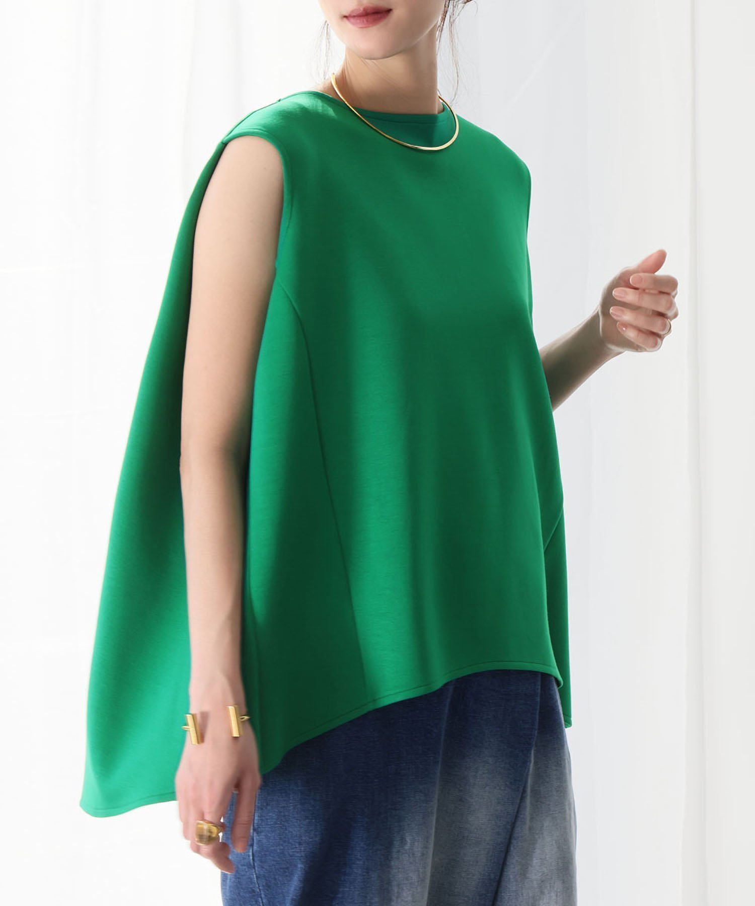 【ガール/GIRL】のマント風コクーンプルオーバー インテリア・キッズ・メンズ・レディースファッション・服の通販 founy(ファニー) 　ファッション　Fashion　レディースファッション　WOMEN　トップス・カットソー　Tops/Tshirt　プルオーバー　Pullover　フォルム　Form　エレガント 上品　Elegant　再入荷　Restock/Back In Stock/Re Arrival　GRN|ID: prp329100004556061 ipo3291000000032344751