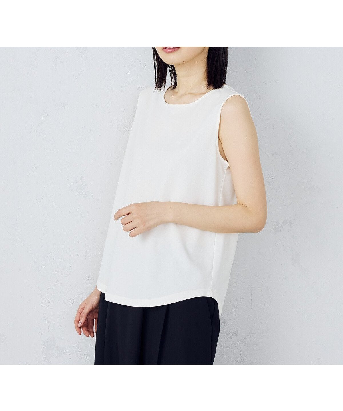【コムサイズム/COMME CA ISM】のベーシックタンクトップ 人気、トレンドファッション・服の通販 founy(ファニー) 　ファッション　Fashion　レディースファッション　Ladies' Fashion Online　ジャケット　Jacket　タンク　Tank　デコルテ　Decolletage　ベーシック　Basic　ポケット　Pocket　ラウンド　Round　エレガント 上品　Elegant　夏　Summer　 other-1|ID: prp329100004556067 ipo3291000000032598733