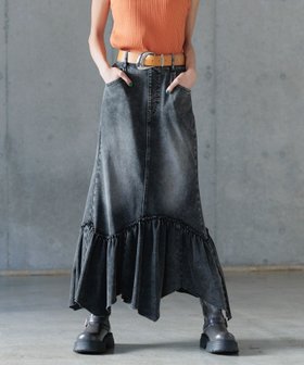 【ページボーイ/PAGEBOY】のカットデニムティアードスカート 人気、トレンドファッション・服の通販 founy(ファニー) ファッション Fashion レディースファッション WOMEN スカート Skirt ティアードスカート Tiered Skirts カットソー Cut And Sew ティアードスカート Tiered Skirt デニム Denim フィット Fit フォルム Form |ID:prp329100004556122