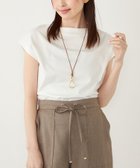 【シップス フォー ウィメン/SHIPS】のSHIPS Colors 40/2 天竺 ボートネック トップス オフホワイト|ID: prp329100004556160 ipo3291000000032305000