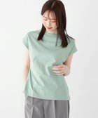 【シップス フォー ウィメン/SHIPS】のSHIPS Colors 40/2 天竺 ボートネック トップス ライトグリーン|ID: prp329100004556160 ipo3291000000032305004