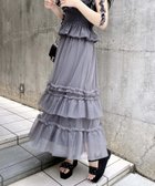 【イング/INGNI】のチュールフリルスカート(セットアップ対応) 人気、トレンドファッション・服の通販 founy(ファニー) ファッション Fashion レディースファッション Fashion for Women セットアップ Matching Sets スカート・ミニ/ミディ/マキシ Skirts / Mini, Midi & Maxi Skirts ガーリー Girly, Feminine Style ショート Short, Short Length シンプル Simple, Minimal スウェット / スエット Sweatshirt, Sweatwear スマホ Smartphone, Mobile Device セットアップ Set-Up, Coordinated Outfit ダウン Down, Puffer チュール Tulip, Tulip Motif フェミニン Feminine, Girly フリル Frill, Ruffle フレア Flare, Flared 無地 Plain, Solid Color リボン Ribbon, Bow ロング Long, Long-Length 楽ちん Easy Fit, Comfortable エレガント 上品 Elegant thumbnail グレー|ID: prp329100004556210 ipo3291000000032760633