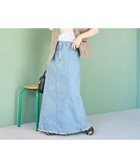 【フリークスストア/FREAK'S STORE】のデニム 切り替え ロングスカート【限定展開】 25SS サックスブルー|ID: prp329100004556216 ipo3291000000032669720