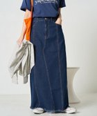 【フリークスストア/FREAK'S STORE】のデニム 切り替え ロングスカート【限定展開】 25SS ネイビー|ID: prp329100004556216 ipo3291000000032669723