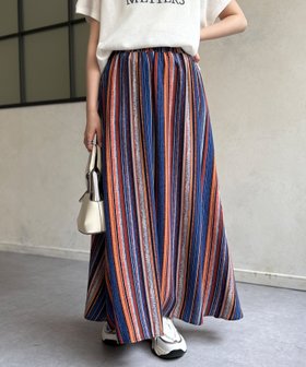 【シェトワ/Chez toi】のマルチストライプ柄フレアスカート 人気、トレンドファッション・服の通販 founy(ファニー) ファッション Fashion レディースファッション Fashion for Women スカート Skirts Aライン・フレアスカート A-Line & Flared Skirts 春 Spring カットソー Cut and Sewn Top サンダル Sandals, Summer Shoes ショート Short, Short Length シンプル Simple, Minimal ストライプ Stripe, Striped Pattern スニーカー Sneakers, Trainers フレア Flare, Flared リラックス Relax, Relaxed Fit プチプライス・低価格 Affordable / Budget Price おすすめ Recommended / Our Picks 夏 Summer エレガント 上品 Elegant |ID:prp329100004556237