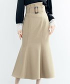【セゾンドパピヨン/SAISON DE PAPILLON】のハイウエストマーメイドスカート 人気、トレンドファッション・服の通販 founy(ファニー) ファッション Fashion レディースファッション WOMEN スカート Skirt マーメイド Mermaid thumbnail ライトブラウン|ID: prp329100004556264 ipo3291000000032203658