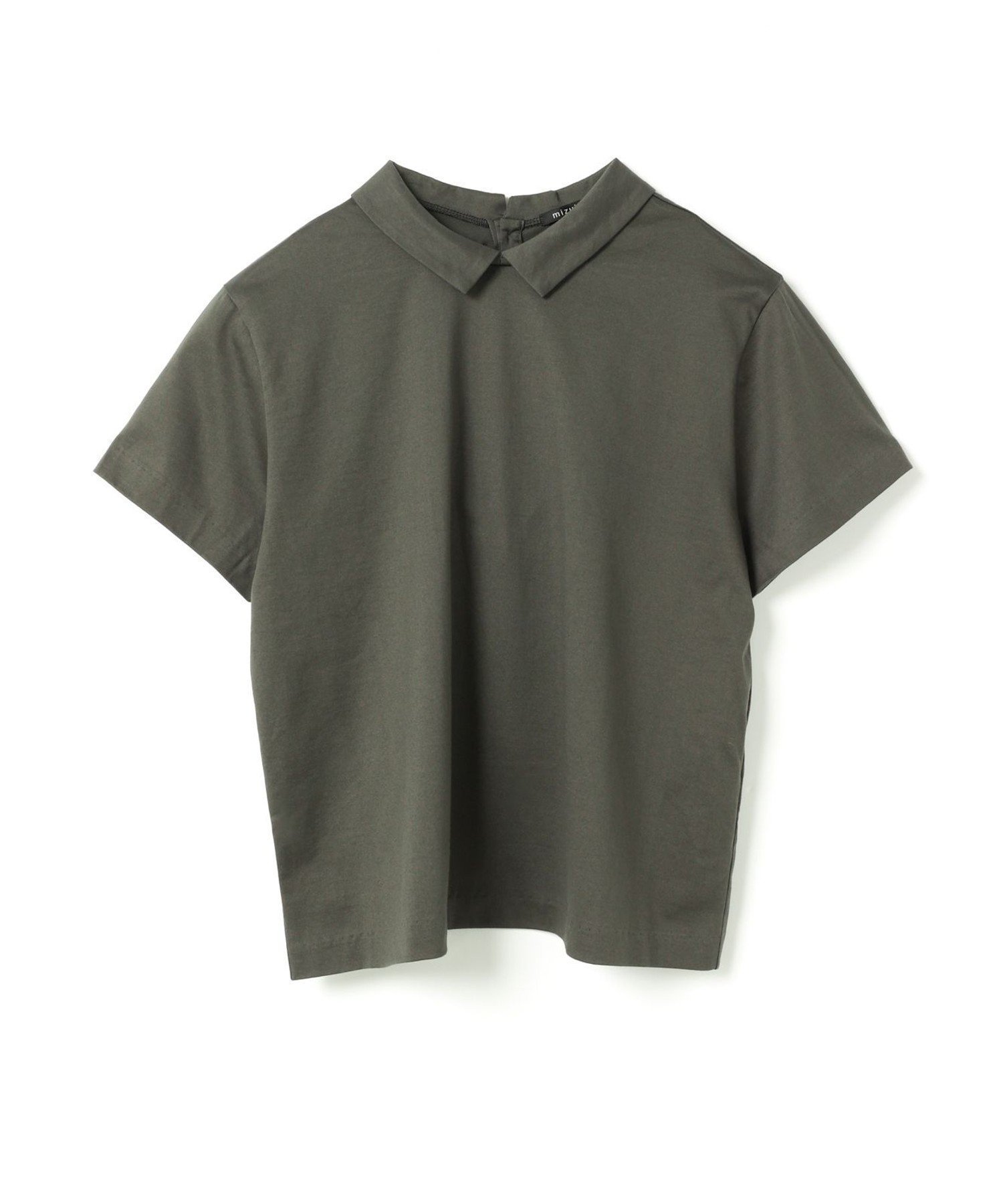 【マーコート/MARcourt】のmizuiro ind 襟付きTシャツ インテリア・キッズ・メンズ・レディースファッション・服の通販 founy(ファニー) 　ファッション　Fashion　レディースファッション　Fashion for Women　トップス・カットソー　Cut & Sew Tops　シャツ・ブラウス・オフィスカジュアル　Elegant Blouses & Button-Ups　ロングTシャツ・Tシャツ　Longline T-Shirts & Tees　コンパクト　Compact, Small Size　ベスト　Vest, Waistcoat　ベーシック　Basic, Essential　ダークグレー|ID: prp329100004556278 ipo3291000000033019724