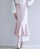 【セゾンドパピヨン/SAISON DE PAPILLON】のチュールドッキングハイウエストスカート 人気、トレンドファッション・服の通販 founy(ファニー) ファッション Fashion レディースファッション WOMEN スカート Skirt アシンメトリー Asymmetry カットソー Cut And Sew シンプル Simple チュール Tulle ドッキング Docking フェミニン Feminine フレア Flare フロント Front マーメイド Mermaid ワンポイント One Point thumbnail ピンク|ID: prp329100004556281 ipo3291000000032203848